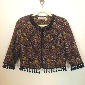ANTHROPOLOGY Chelsea & Violet ArtDecoTassel Jacket